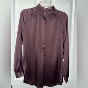 LOFT Women's Maroon Tunic
Blouse NWT